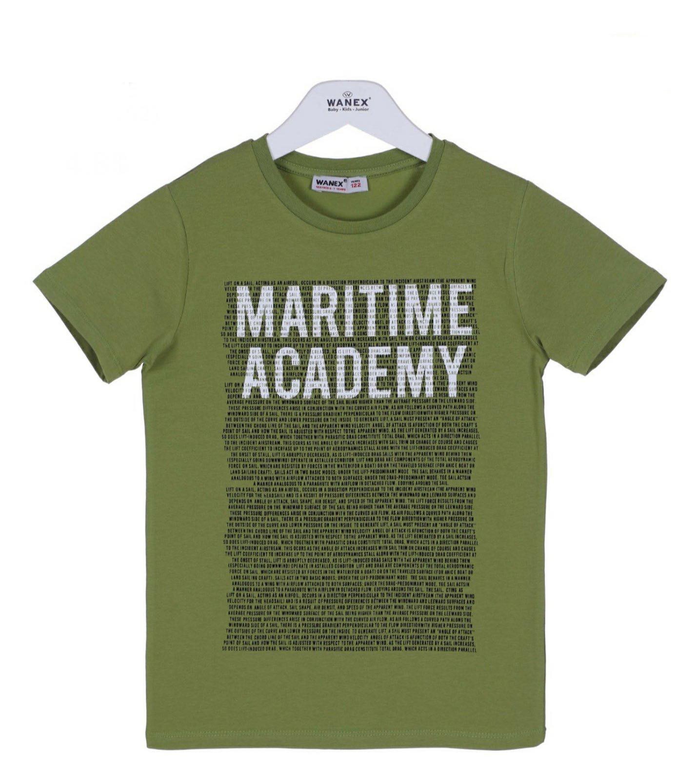 Футболка для мальчика Wanex Maritime 146 см хаки 15055 
Футболка для мальчика Wanex Maritime 146 см хаки 15055