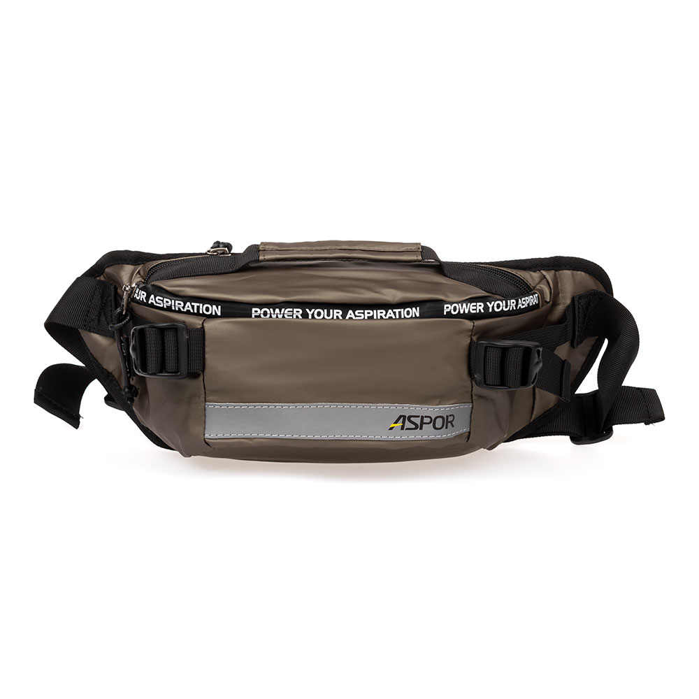 Сумка на пояс (бананка) crossbody из водонепроницаемой ткани Aspor 10771 бронзовый
Сумка на пояс (бананка) crossbody из водонепроницаемой ткани Aspor 10771 бронзовый