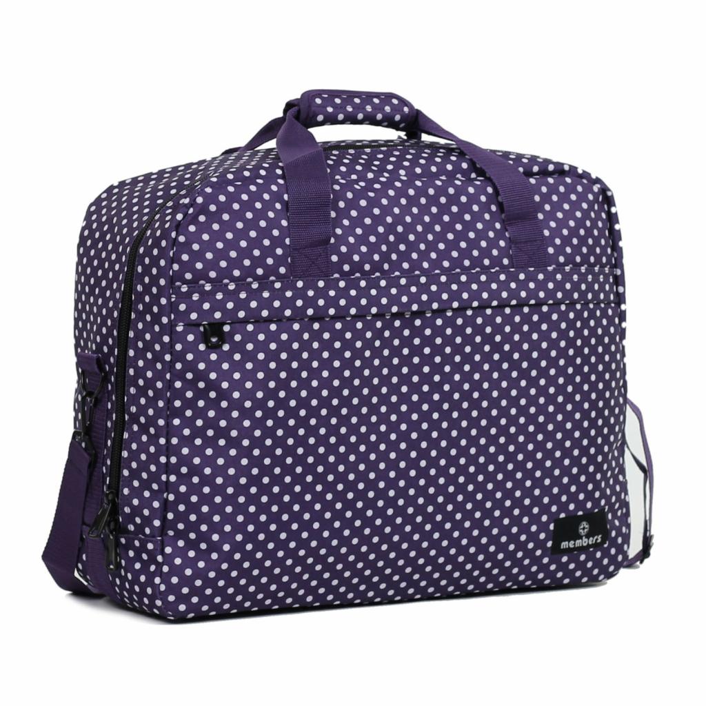 Сумка дорожная Members Essential On-Board Travel Bag 40 Purple Polka (SB-0036-PP)
Сумка дорожная Members Essential On-Board Travel Bag 40 Purple Polka (SB-0036-PP)