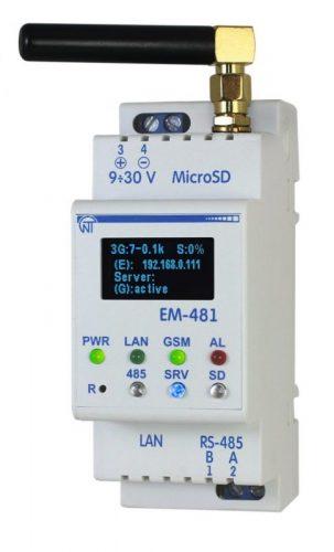 Контролер web - доступу до управління modbus-обладнанням Новатек Електро ЕМ-481
Контролер web - доступу до управління modbus-обладнанням Новатек Електро ЕМ-481