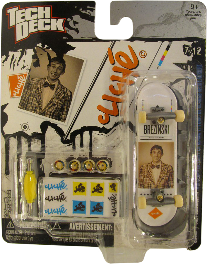 Фингерборд Tech Deck Cliche Joey Brezinski white dipped (13600-6013037(M100)-TD010) (778999000294)
Фингерборд Tech Deck Cliche Joey Brezinski white dipped (13600-6013037(M100)-TD010) (778999000294)