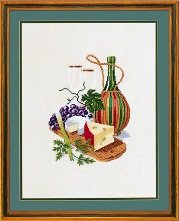 Набір для вишивання "Сир і червоне вино (Cheese & redwine)" Eva Rosenstand 12-603
Набір для вишивання "Сир і червоне вино (Cheese & redwine)" Eva Rosenstand 12-603