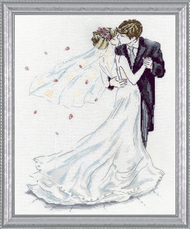 Набір для вишивання хрестиком "Wedding Couple//Молодята" Design Works dw2844
Набір для вишивання хрестиком "Wedding Couple//Молодята" Design Works dw2844