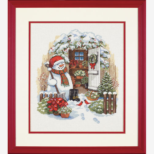 Набір для вишивання хрестиком "Садовий сніговик//Garden Shed Snowman" DIMENSIONS 08817
Набір для вишивання хрестиком "Садовий сніговик//Garden Shed Snowman" DIMENSIONS 08817