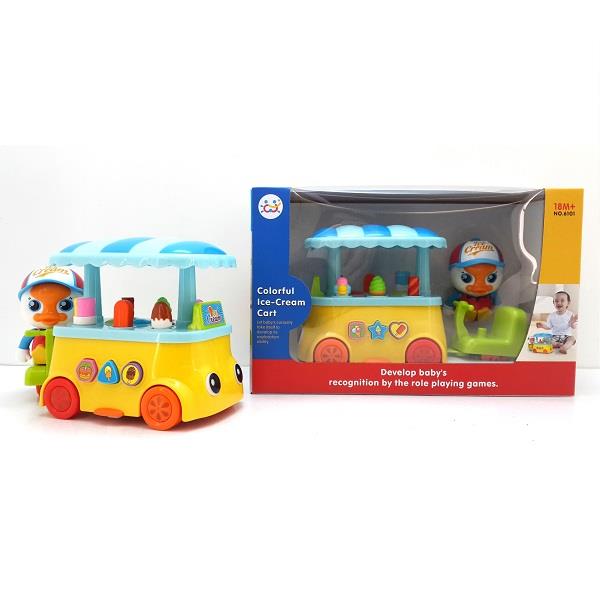 Игрушка интерактивная развивающая Huile Toys Тележка с мороженым звуковые/световые эффекты пластик разноцветный AFK 6101
Игрушка интерактивная развивающая Huile Toys Тележка с мороженым звуковые/световые эффекты пластик разноцветный AFK 6101