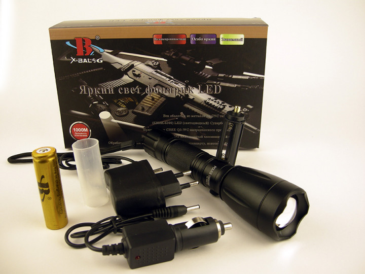 Аккумуляторный тактический фонарик Police для охоты и рыбалки BL-1892 Cree XM-L-T6 (23631678zag)
Аккумуляторный тактический фонарик Police для охоты и рыбалки BL-1892 Cree XM-L-T6 (23631678zag)