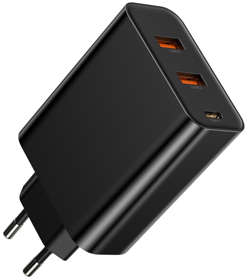 Сетевое зарядное устройство Baseus PPS three output quick charge QC4.0+PD3.0 60W 2USB+Type-C 6A Черный
Сетевое зарядное устройство Baseus PPS three output quick charge QC4.0+PD3.0 60W 2USB+Type-C 6A Черный
