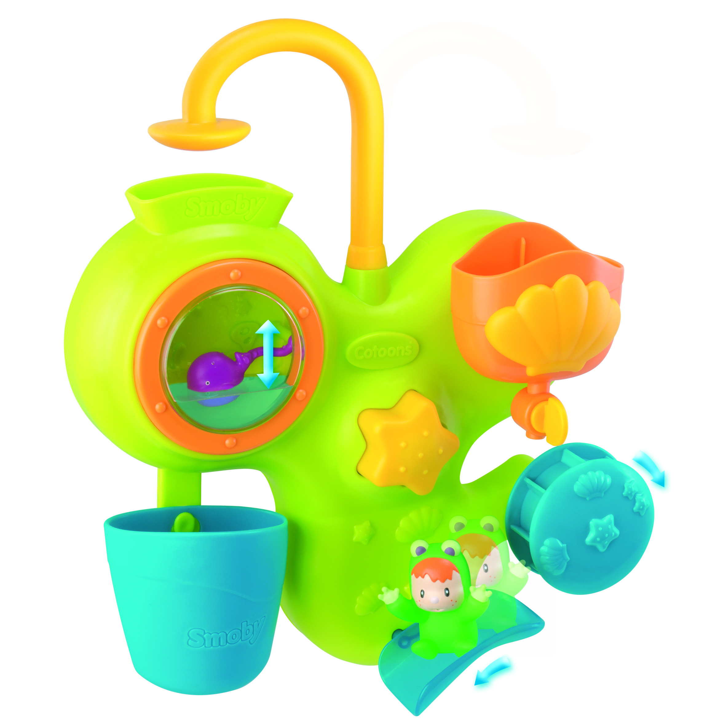 Игрушка для ванны Smoby Toys Cotoons Водные развлечения с бассейном, аквариумом и лягушкой (211421)
Игрушка для ванны Smoby Toys Cotoons Водные развлечения с бассейном, аквариумом и лягушкой (211421)