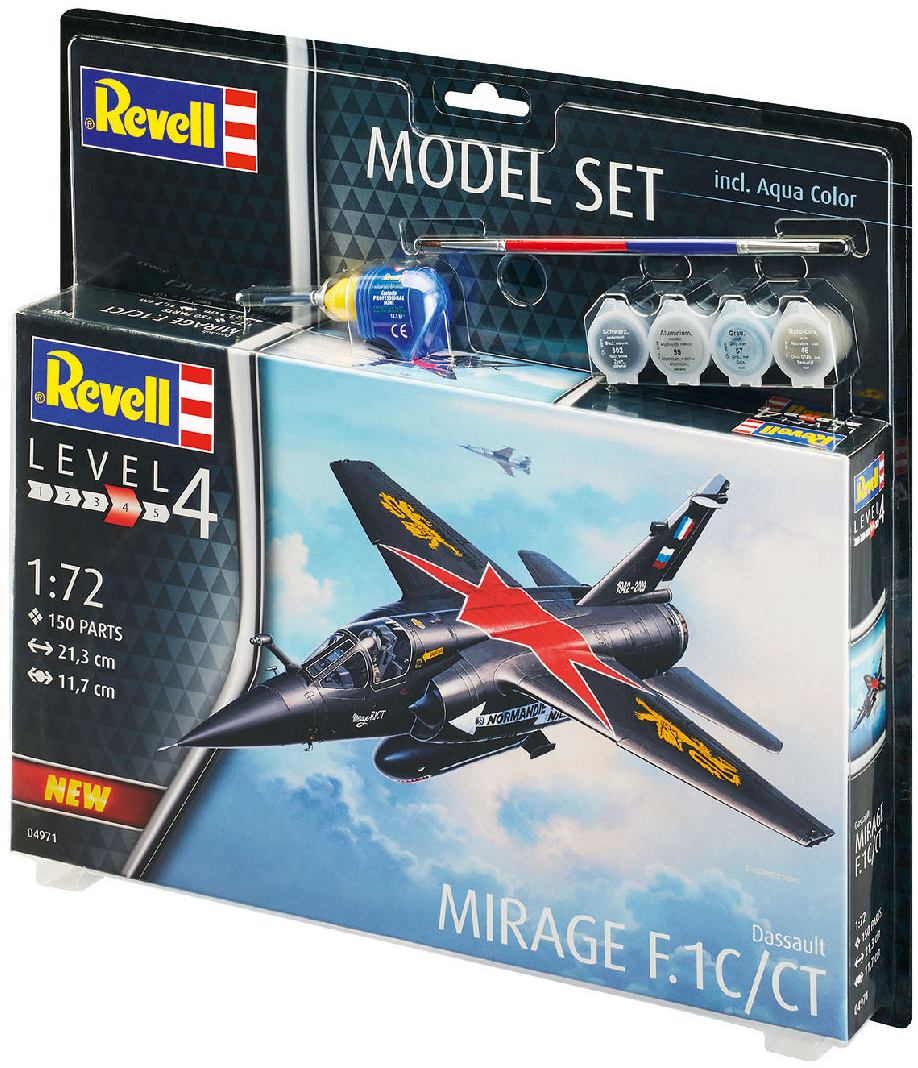 Сборная модель Revell Набор истребитель Дассо «Мираж» F1. Масштаб 1:72 (RVL-64971) (4009803649719)
Сборная модель Revell Набор истребитель Дассо «Мираж» F1. Масштаб 1:72 (RVL-64971) (4009803649719)