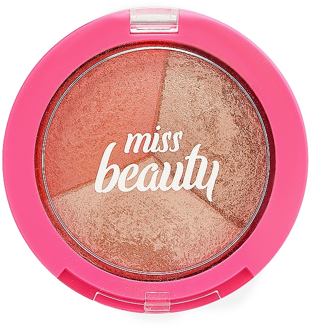 Румяна и хайлайтер для макияжа лица Golden Rose Miss Beauty Glow