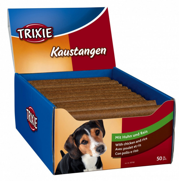 Палочки жевательные Trixie BGL-TX-803 Chewing Sticks для собак курица с рисом 50 шт 3.2 кг
Палочки жевательные Trixie BGL-TX-803 Chewing Sticks для собак курица с рисом 50 шт 3.2 кг