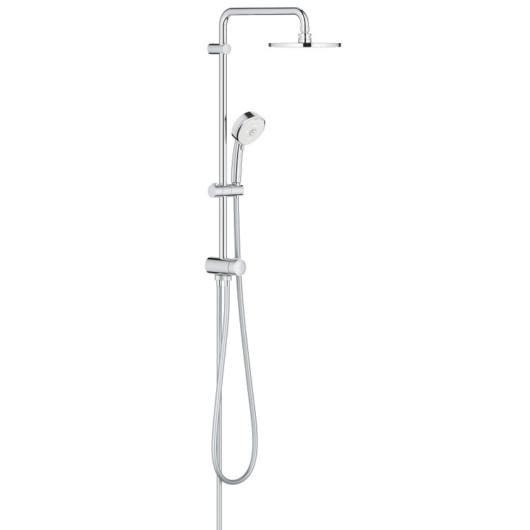 Душевая система Grohe Tempesta Cosmopolitan с верхним душем и ручным душем
Душевая система Grohe Tempesta Cosmopolitan с верхним душем и ручным душем