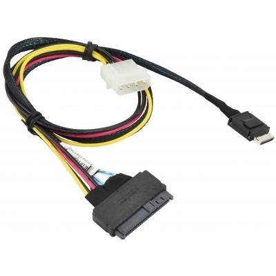 Кабель для передачи данных OCuLink SFF-8611 to U.2 SFF-8639 with Power Cable 55cm Supermicro (CBL-SAST-0956)
Кабель для передачи данных OCuLink SFF-8611 to U.2 SFF-8639 with Power Cable 55cm Supermicro (CBL-SAST-0956)