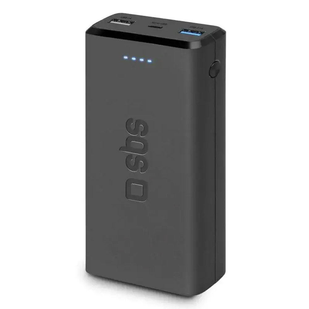 Sbs Powerbank Mah Black Tebb Lcdevopd K