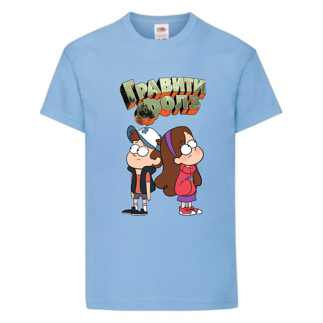 Футболка детская Гравити Фолз Мэйб и Диппер 6 (Gravity Falls Mayb and Dipper 6) голубой (GF lblu-9) 164 см
Футболка детская Гравити Фолз Мэйб и Диппер 6 (Gravity Falls Mayb and Dipper 6) голубой (GF lblu-9) 164 см