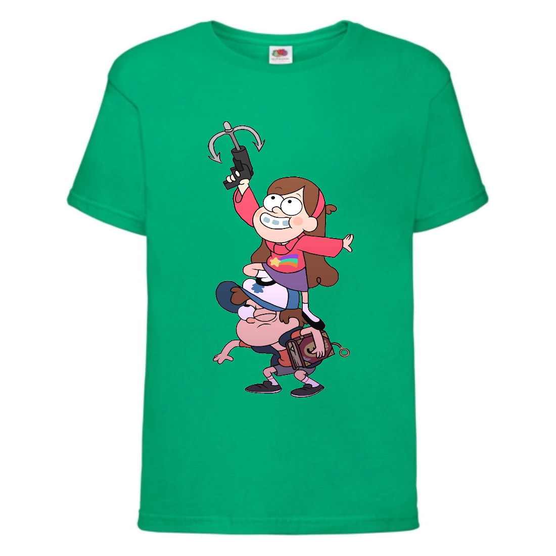 Футболка детская Гравити Фолз Мэйб и Диппер 4 (Gravity Falls Mayb and Dipper 4) зеленая (GF grn-6) 128 см
Футболка детская Гравити Фолз Мэйб и Диппер 4 (Gravity Falls Mayb and Dipper 4) зеленая (GF grn-6) 128 см