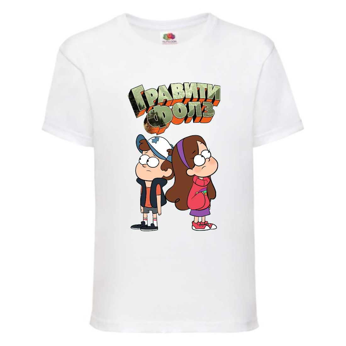 Футболка детская Гравити Фолз Мэйб и Диппер 6 (Gravity Falls Mayb and Dipper 6) белая (GF wh-01) 128 см
Футболка детская Гравити Фолз Мэйб и Диппер 6 (Gravity Falls Mayb and Dipper 6) белая (GF wh-01) 128 см