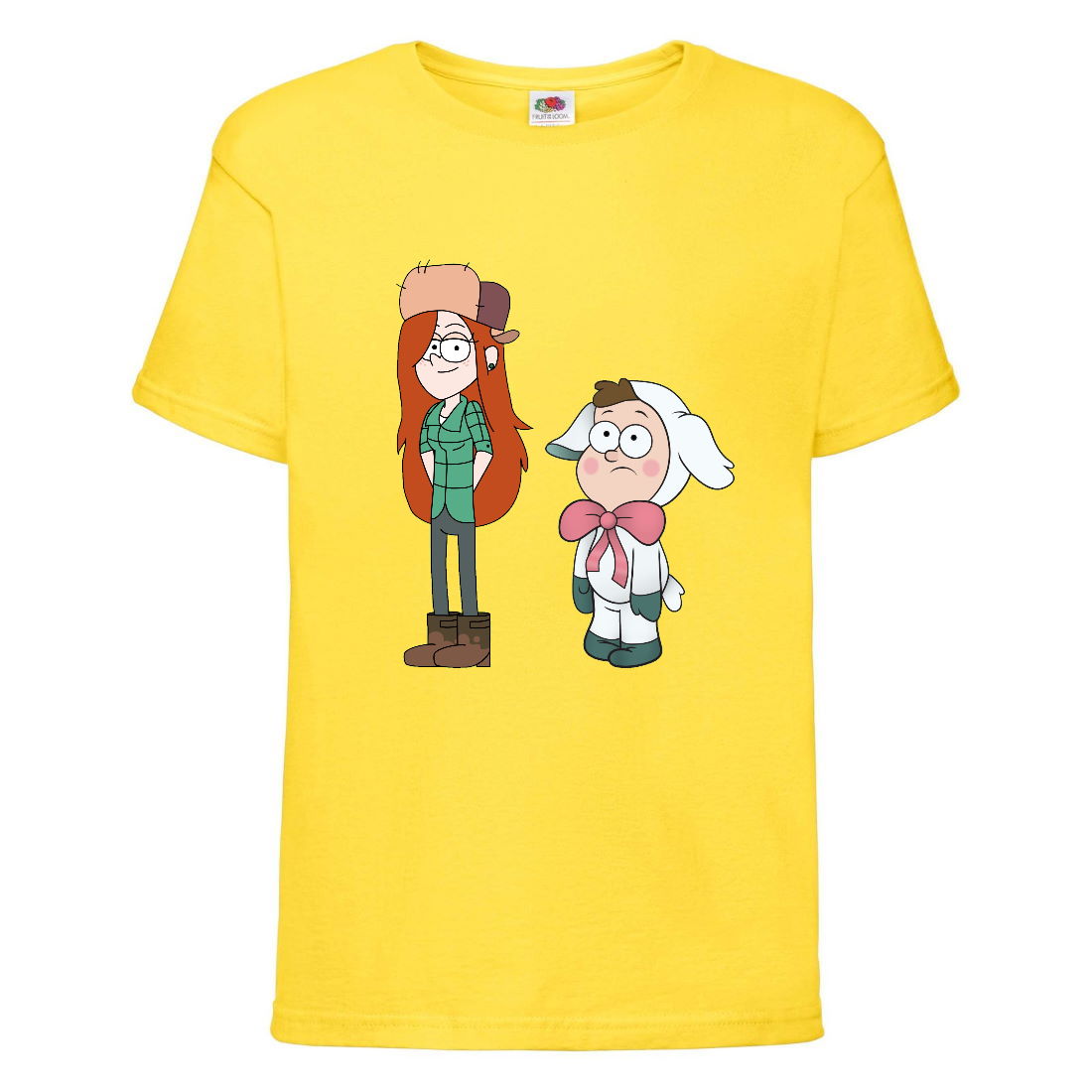 Футболка детская Гравити Фолз Венди и Диппер 2 (Gravity Falls Vendy and Dipper 2) желтая (GF yl-3) 116 см
Футболка детская Гравити Фолз Венди и Диппер 2 (Gravity Falls Vendy and Dipper 2) желтая (GF yl-3) 116 см