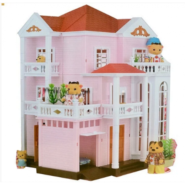 Кукольный домик Good Toys Дом для куклы + световые эффекты 3 этажа 6 комнат с балкончиками (1513)
Кукольный домик Good Toys Дом для куклы + световые эффекты 3 этажа 6 комнат с балкончиками (1513)