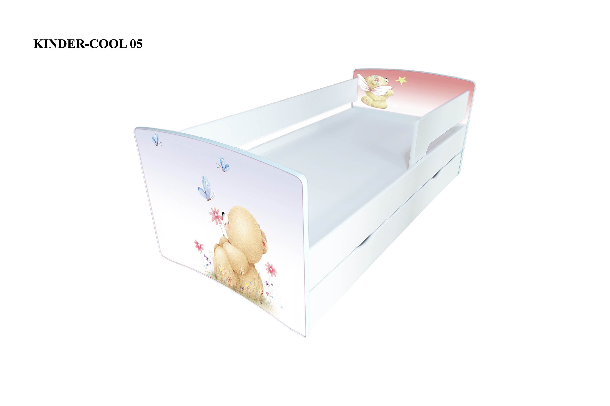 Кровать детская Kinder-cool 05 с бортиком и ящиком 80х170 Viorina-Deko без матраса
Кровать детская Kinder-cool 05 с бортиком и ящиком 80х170 Viorina-Deko без матраса