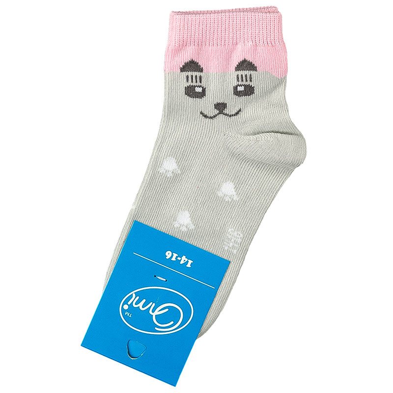 Носки для девочки OLMI 4311/1 14 - 16 см серый с розовым
Носки для девочки OLMI 4311/1 14 - 16 см серый с розовым