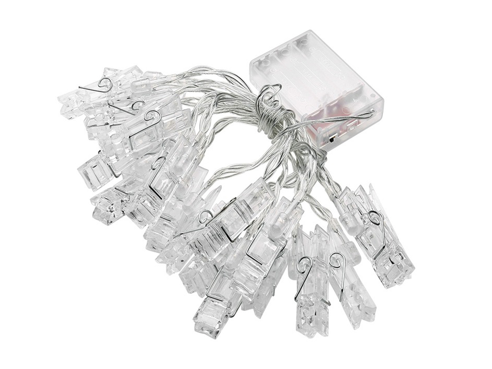 Гирлянда BauTech Прищепка для фотографий 6м 40 led Белый (1007-344-06)
Гирлянда BauTech Прищепка для фотографий 6м 40 led Белый (1007-344-06)