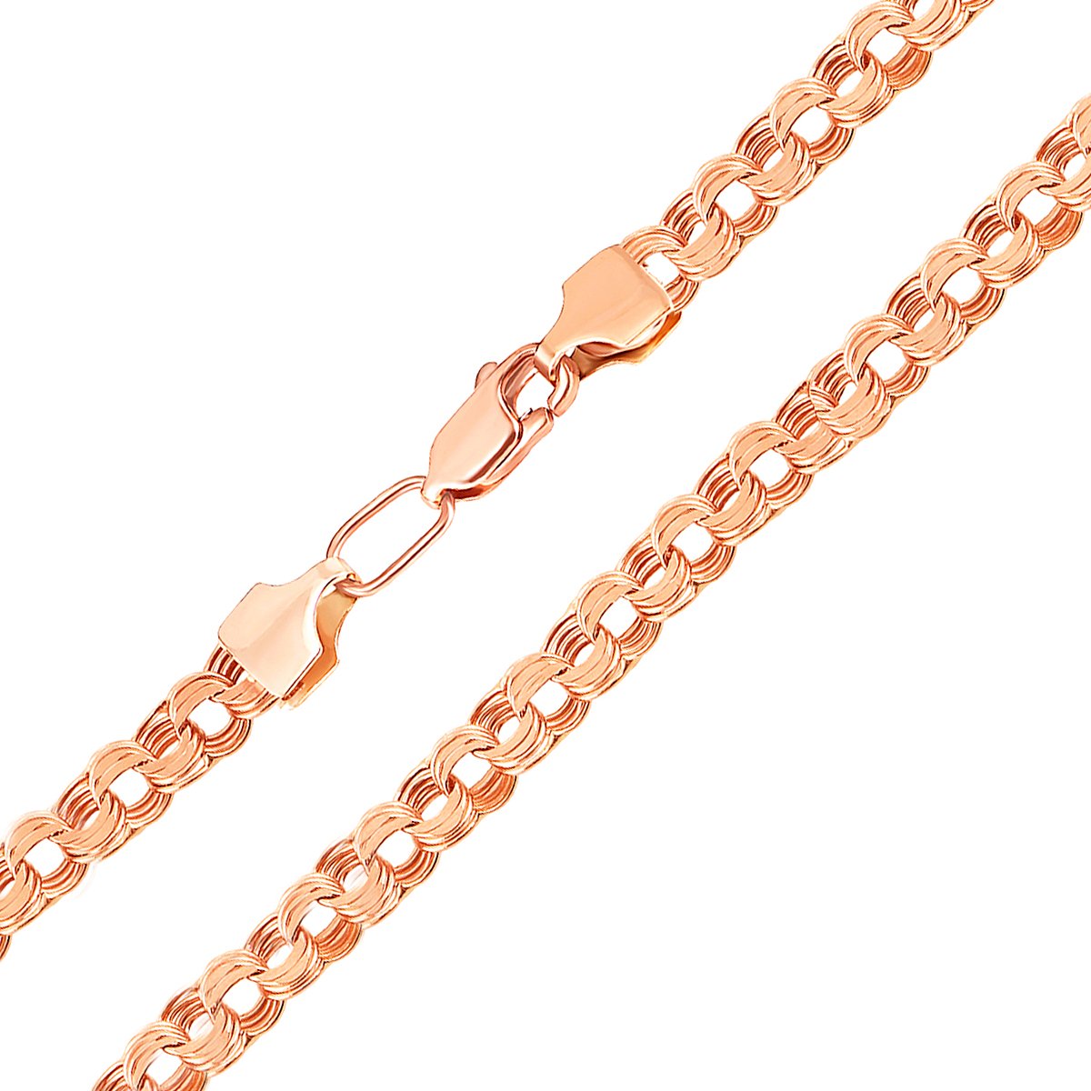 Цепочка из красного золота с алмазной гранью 000136490 45 размера
Цепочка из красного золота с алмазной гранью 000136490 45 размера