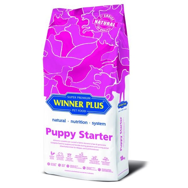 Сухой корм для щенков от 3-х недель Winner Plus Super Premium Puppy Starter 18 кг
Сухой корм для щенков от 3-х недель Winner Plus Super Premium Puppy Starter 18 кг