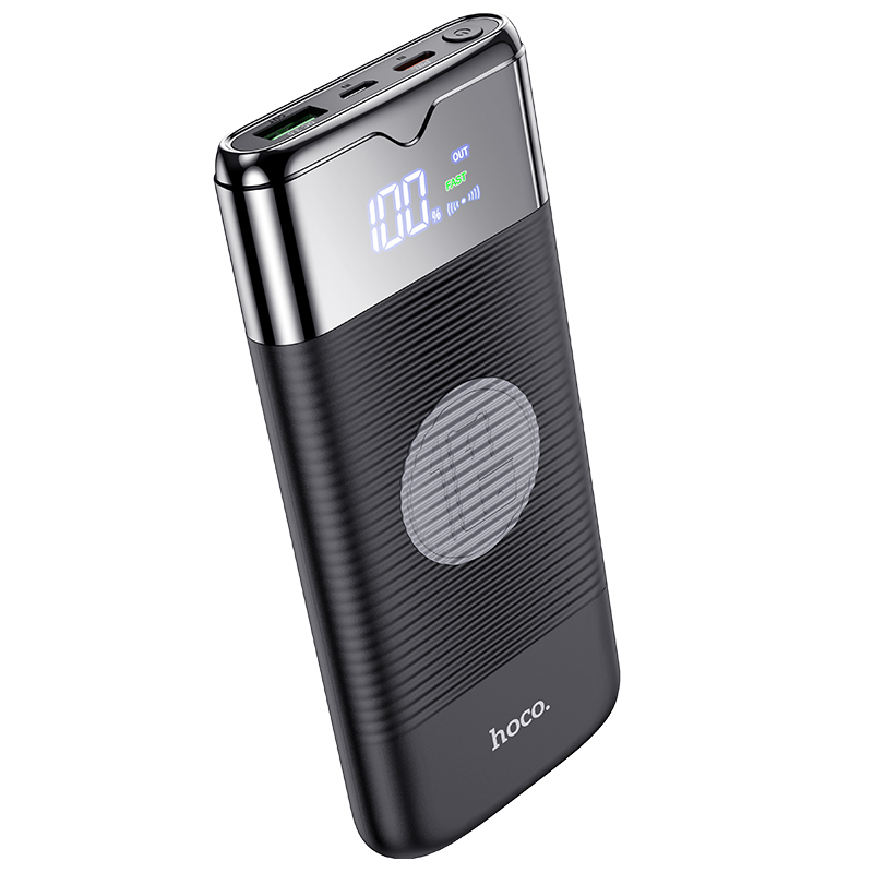 УМБ HOCO with wireless charger Velocity J63 10000mAh |1USB/2Type-C, 18W/3A, QC/PD| Black
УМБ HOCO with wireless charger Velocity J63 10000mAh |1USB/2Type-C, 18W/3A, QC/PD| Black