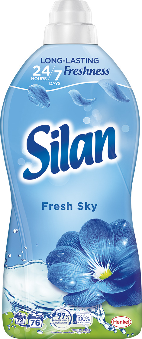 Ополаскиватель кондиционер для белья Silan Fresh Sky 1672 мл