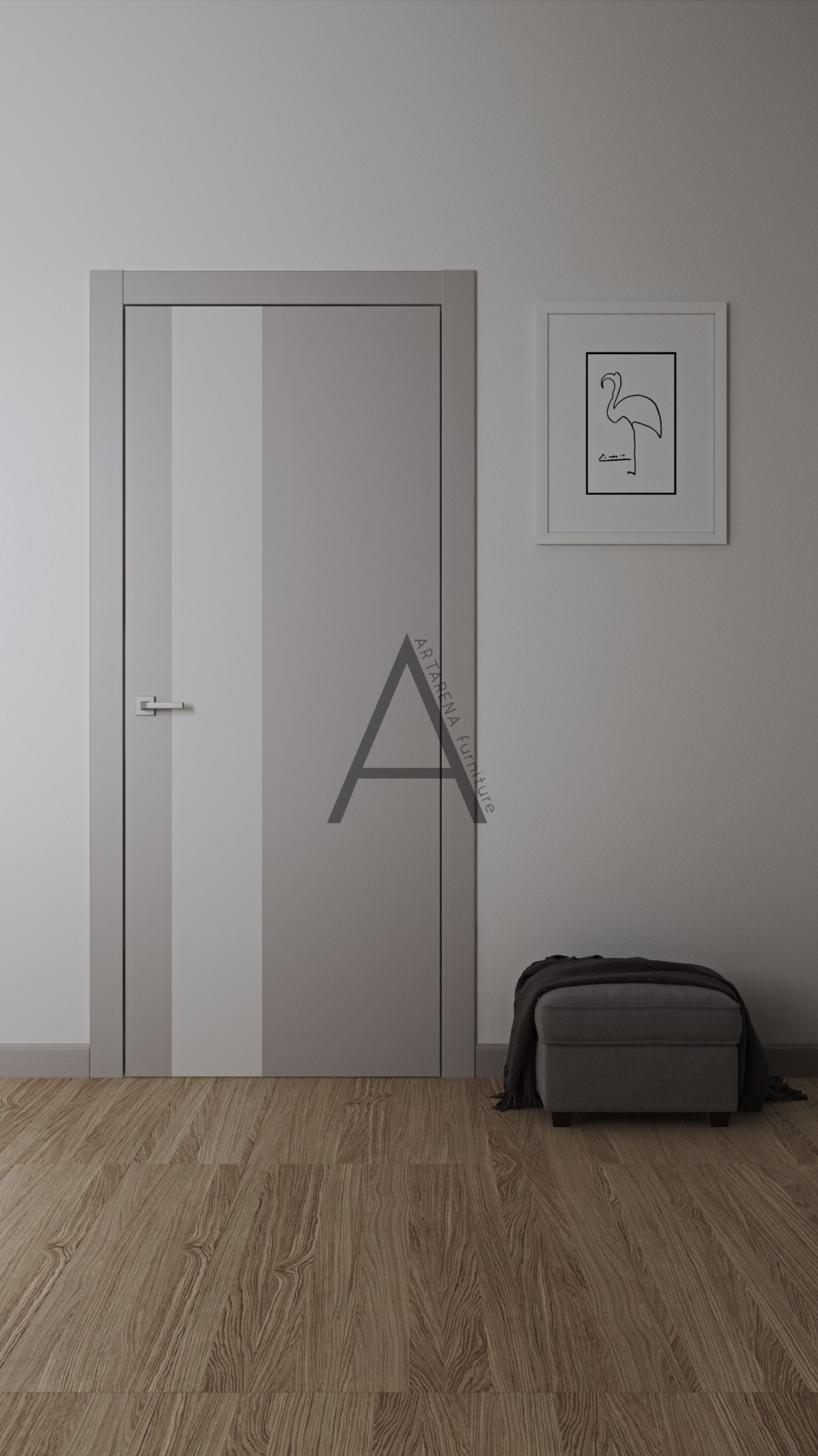 Межкомнатные двери Artarena furniture Pline Vertical Sota 2000*800*40 Белый матовый + Стекло глянец
Межкомнатные двери Artarena furniture Pline Vertical Sota 2000*800*40 Белый матовый + Стекло глянец