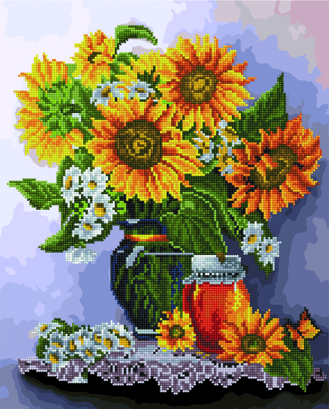 Алмазная картина по номерам Rainbow Art Подсолнухи и мед 40*50 см арт.GZS1108
Алмазная картина по номерам Rainbow Art Подсолнухи и мед 40*50 см арт.GZS1108