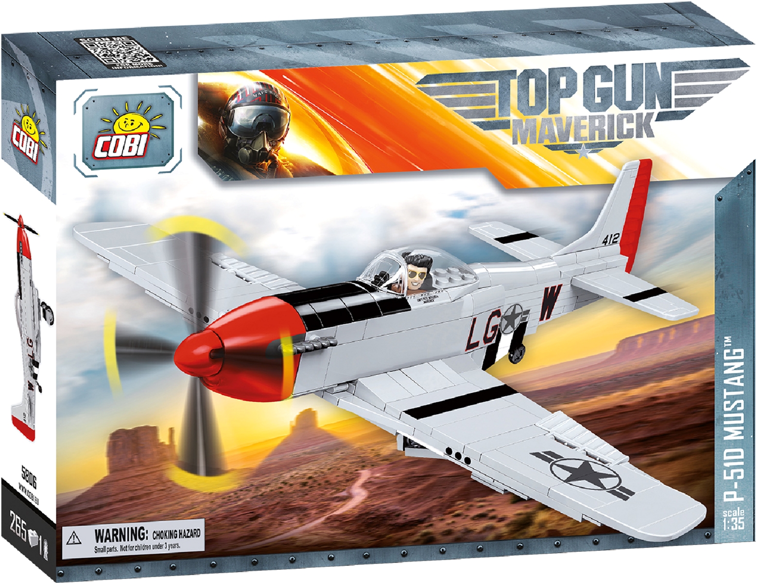 Конструктор Cobi Топ Ган 2 Истребитель P-51 "Мустанг" 262 детали (COBI-5806)
Конструктор Cobi Топ Ган 2 Истребитель P-51 "Мустанг" 262 детали (COBI-5806)