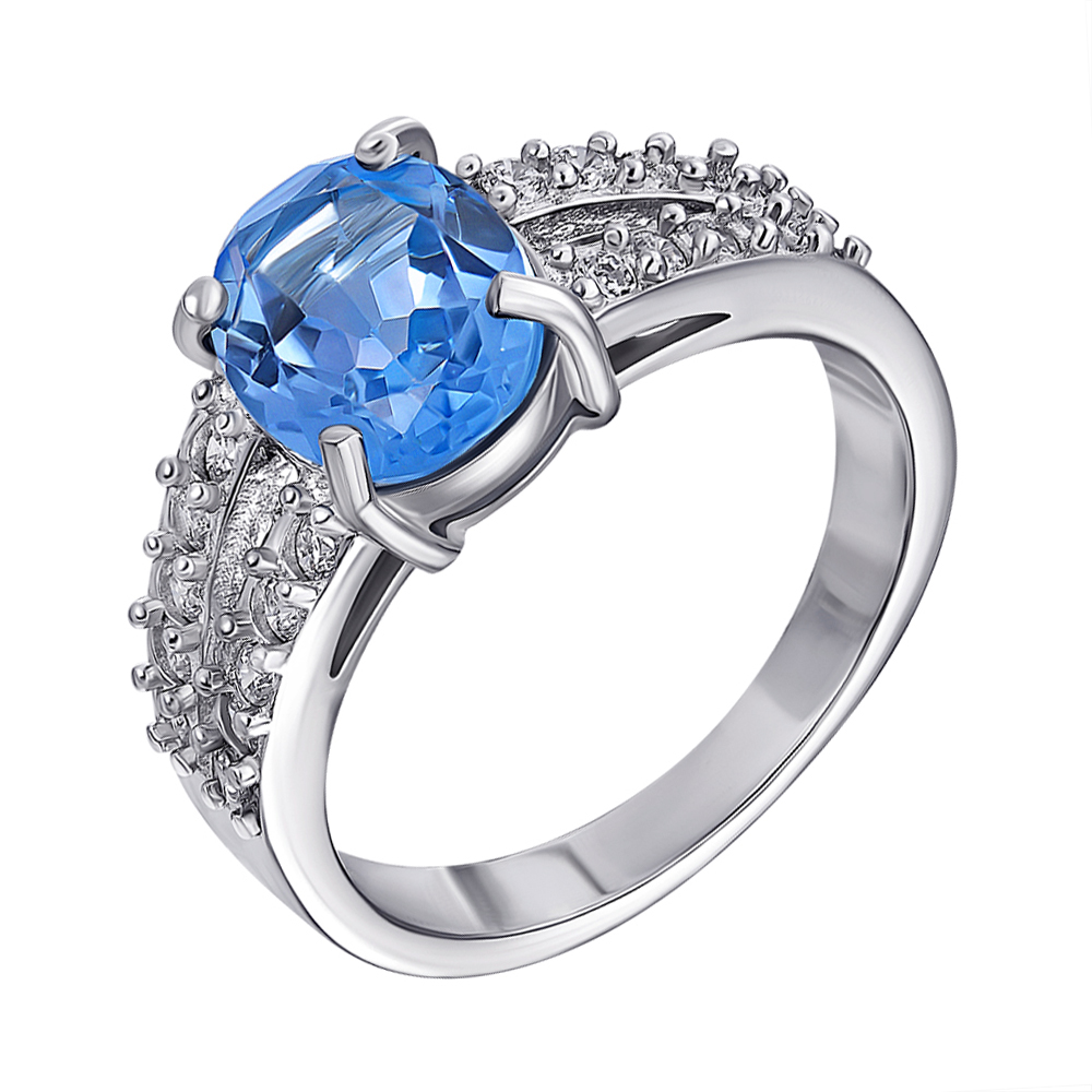 Серебряное кольцо с топазом и фианитами 000127215 16 размера
Серебряное кольцо с топазом и фианитами 000127215 16 размера