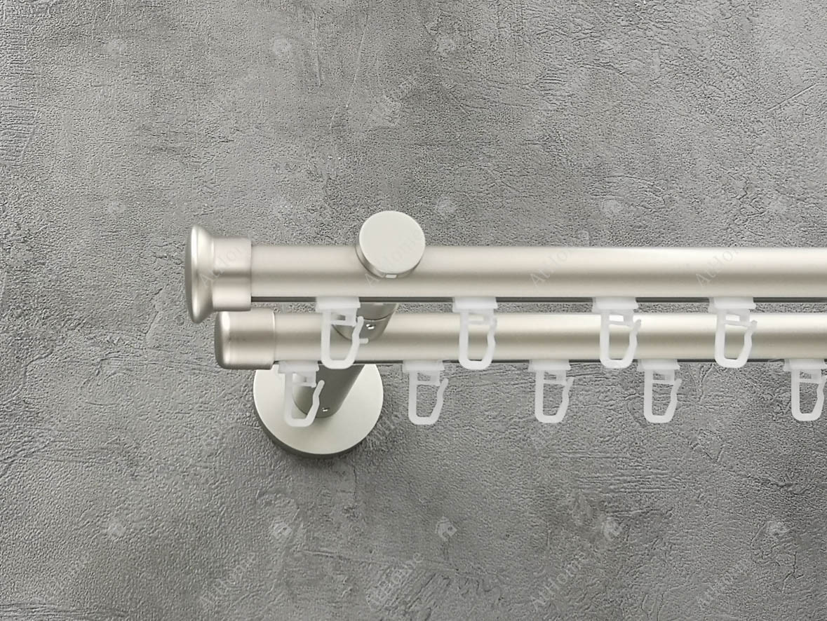 Карниз Quadrum Дуо 160 см двойной Сатин 19/19 мм импрессионная