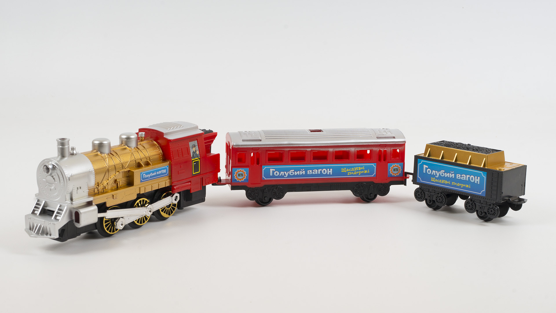 Железная дорога Funny Toys "Голубой вагон" 282 см Световые и звуковые эффекты Паровозик Красно-золотой
Железная дорога Funny Toys "Голубой вагон" 282 см Световые и звуковые эффекты Паровозик Красно-золотой