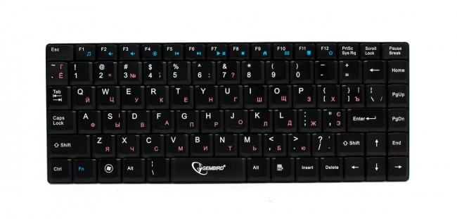 Клавиатура Gembird KB-P2-UA беспроводная, Phoenix серия, тонкая, USB, Black
Клавиатура Gembird KB-P2-UA беспроводная, Phoenix серия, тонкая, USB, Black