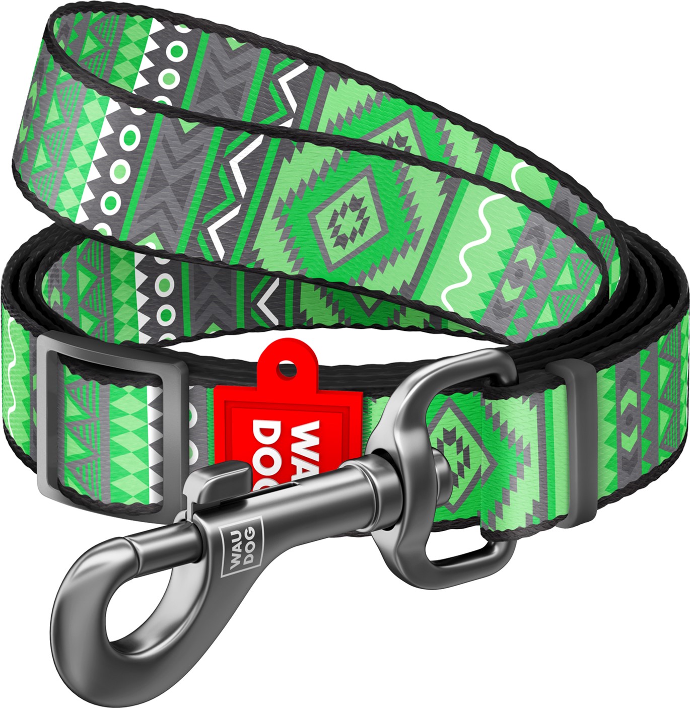 Поводок для собак нейлоновый Collar WAUDOG Nylon, рисунок "Этно зеленый", регулируемый, L, Ш 25 мм, Дл 152-183 см (5338)
Поводок для собак нейлоновый Collar WAUDOG Nylon, рисунок "Этно зеленый", регулируемый, L, Ш 25 мм, Дл 152-183 см (5338)