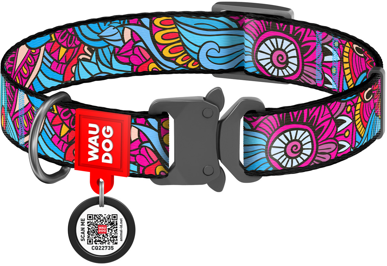 Ошейник для собак нейлоновый Collar WAUDOG Nylon c QR паспортом, рисунок "Лето", металлическая пряжка-фастекс, L, Ш 25 мм, Дл 31-49 см (5169)
Ошейник для собак нейлоновый Collar WAUDOG Nylon c QR паспортом, рисунок "Лето", металлическая пряжка-фастекс, L, Ш 25 мм, Дл 31-49 см (5169)