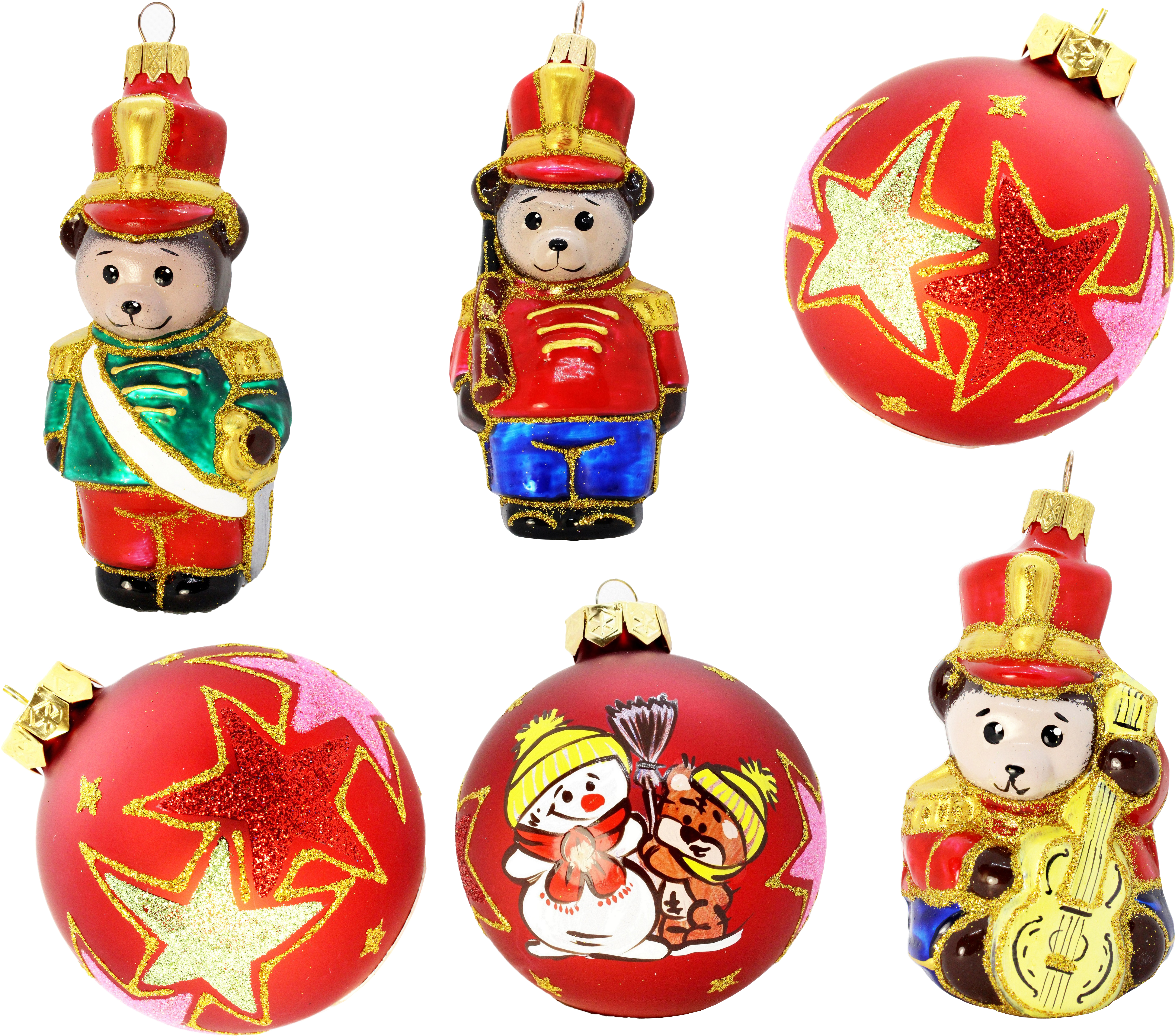 Набор елочных игрушек Manbor Медведи 6 шт. в подарочной коробке (4822536016340) (1634)
Набор елочных игрушек Manbor Медведи 6 шт. в подарочной коробке (4822536016340) (1634)