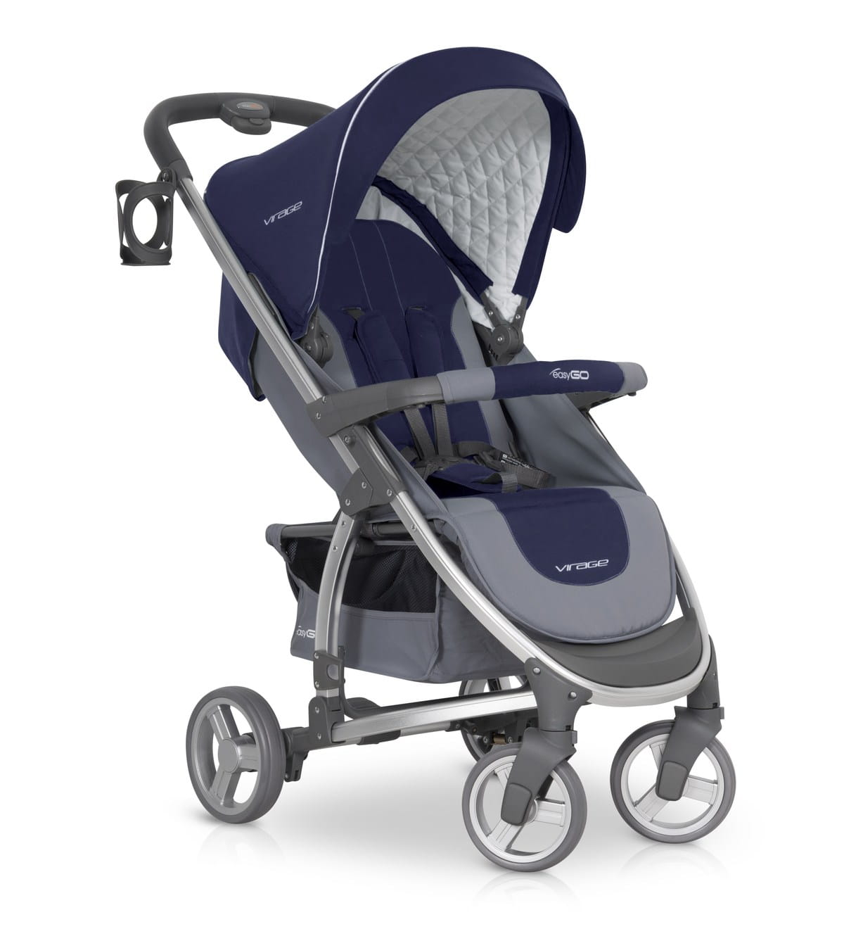 Коляска детская прогулочная EasyGo Virage Denim с защитным бампером и подстаканником + дождевик, сумка и чехол на ножки
Коляска детская прогулочная EasyGo Virage Denim с защитным бампером и подстаканником + дождевик, сумка и чехол на ножки