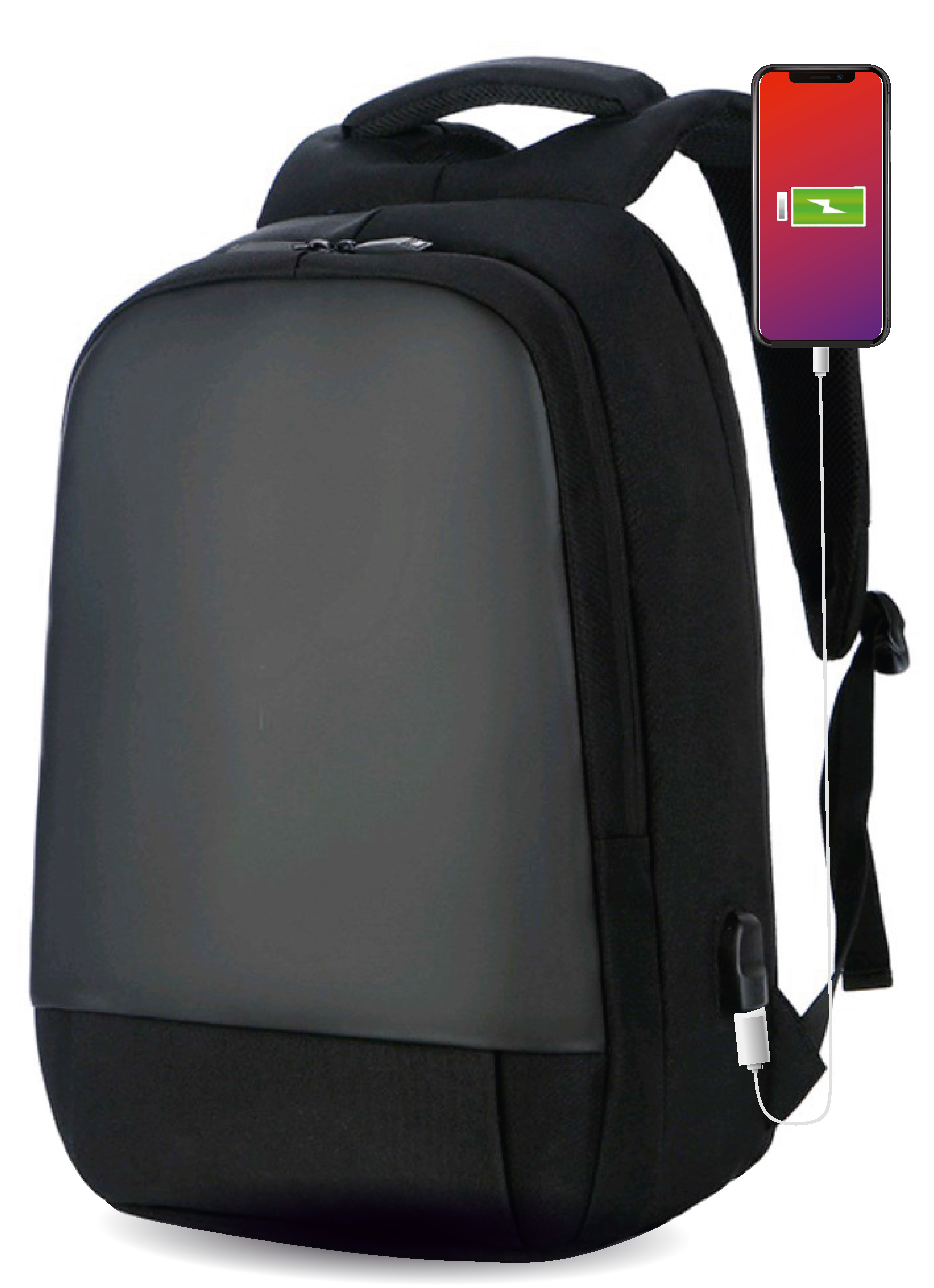 Молодежный городской рюкзак черный с переходником для USB для парней Grooc WB-10
Молодежный городской рюкзак черный с переходником для USB для парней Grooc WB-10