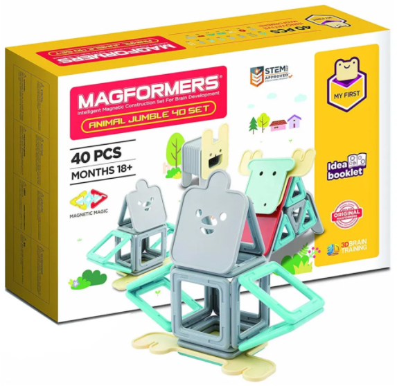Магнитный конструктор Magformers Зверята 40 деталей (702014) (730658020142)
Магнитный конструктор Magformers Зверята 40 деталей (702014) (730658020142)