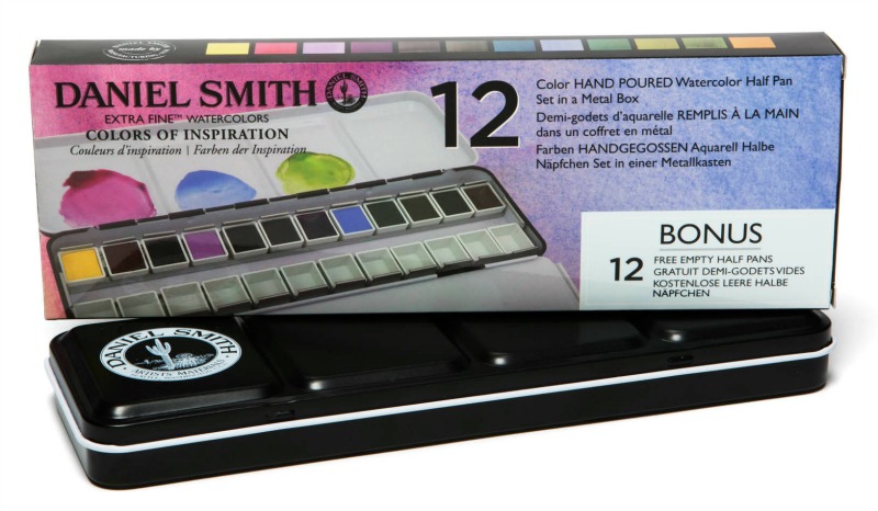 Набор акварельных красок Daniel Smith Colors of Inspiration Half Pan 12 цветов мет. уп.
Набор акварельных красок Daniel Smith Colors of Inspiration Half Pan 12 цветов мет. уп.