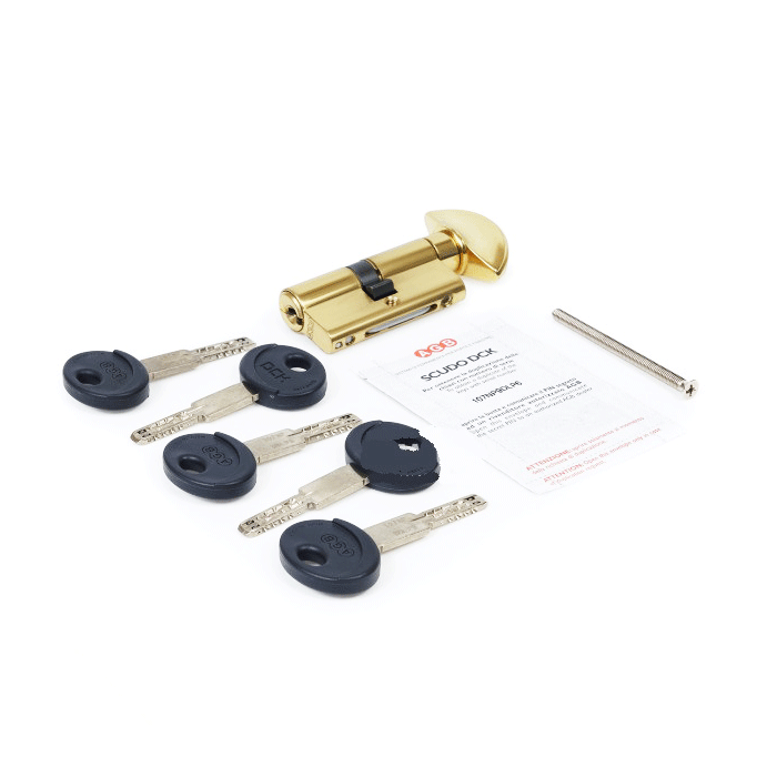 Цилиндр AGB (Италия) ScudoDCK/90 мм, ручка-ключ, 50/40, Латунь полированная
Цилиндр AGB (Италия) ScudoDCK/90 мм, ручка-ключ, 50/40, Латунь полированная