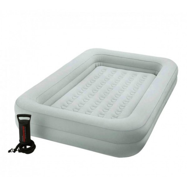 Одноместная детская надувная кровать Intex 66810 Cozy Kids с ручным насосом 107 x 168 x 25 см Серый (RT-66810)
Одноместная детская надувная кровать Intex 66810 Cozy Kids с ручным насосом 107 x 168 x 25 см Серый (RT-66810)