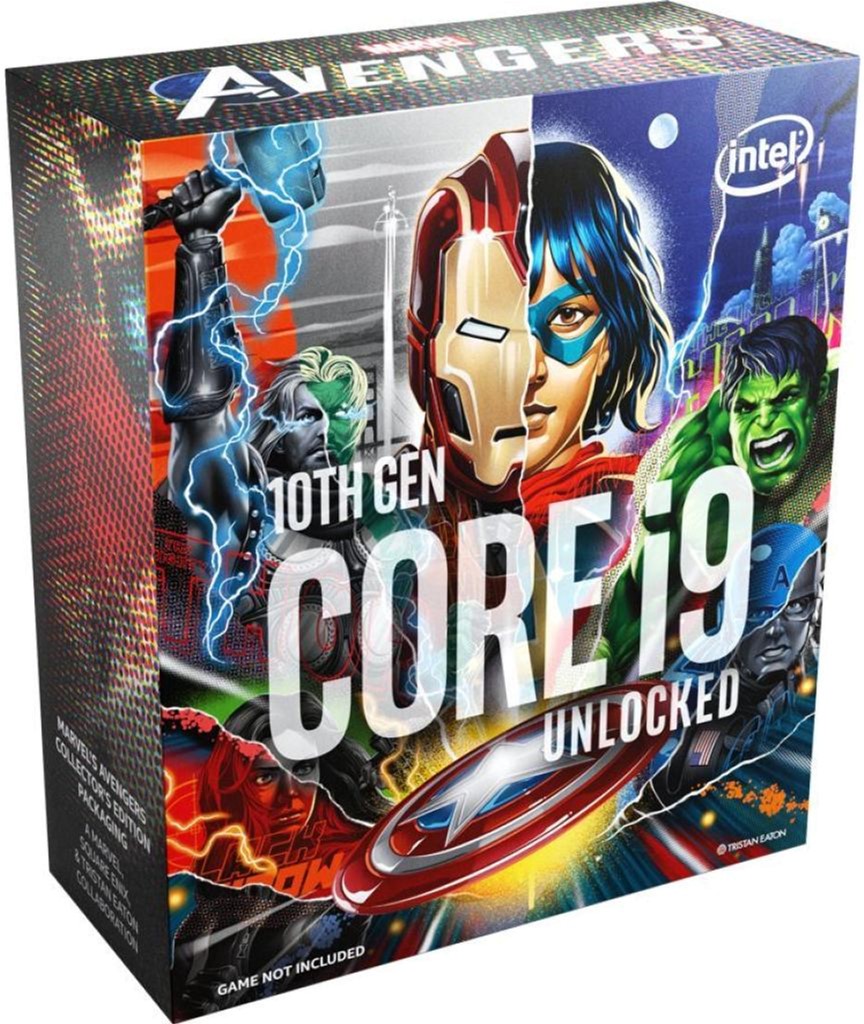 Процессор Intel Core i9-10850K 3.6GHz/8GT/s/20MB (BX8070110850KA) s1200 Marvel's Avengers Collector's Edition BOX
Процессор Intel Core i9-10850K 3.6GHz/8GT/s/20MB (BX8070110850KA) s1200 Marvel's Avengers Collector's Edition BOX