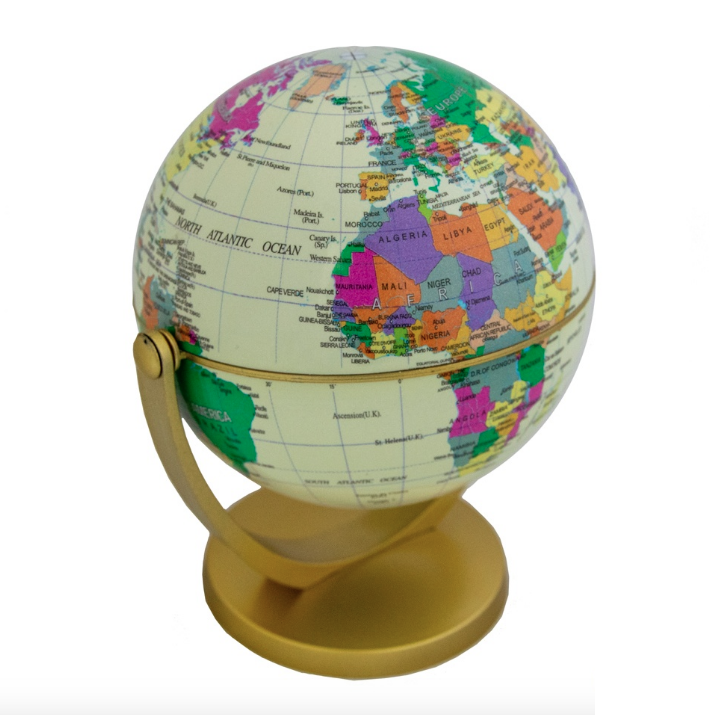 Глобус Geographic Premium маленький крутящийся земной шар для географии на английском языке 12 х 14,5 см
Глобус Geographic Premium маленький крутящийся земной шар для географии на английском языке 12 х 14,5 см