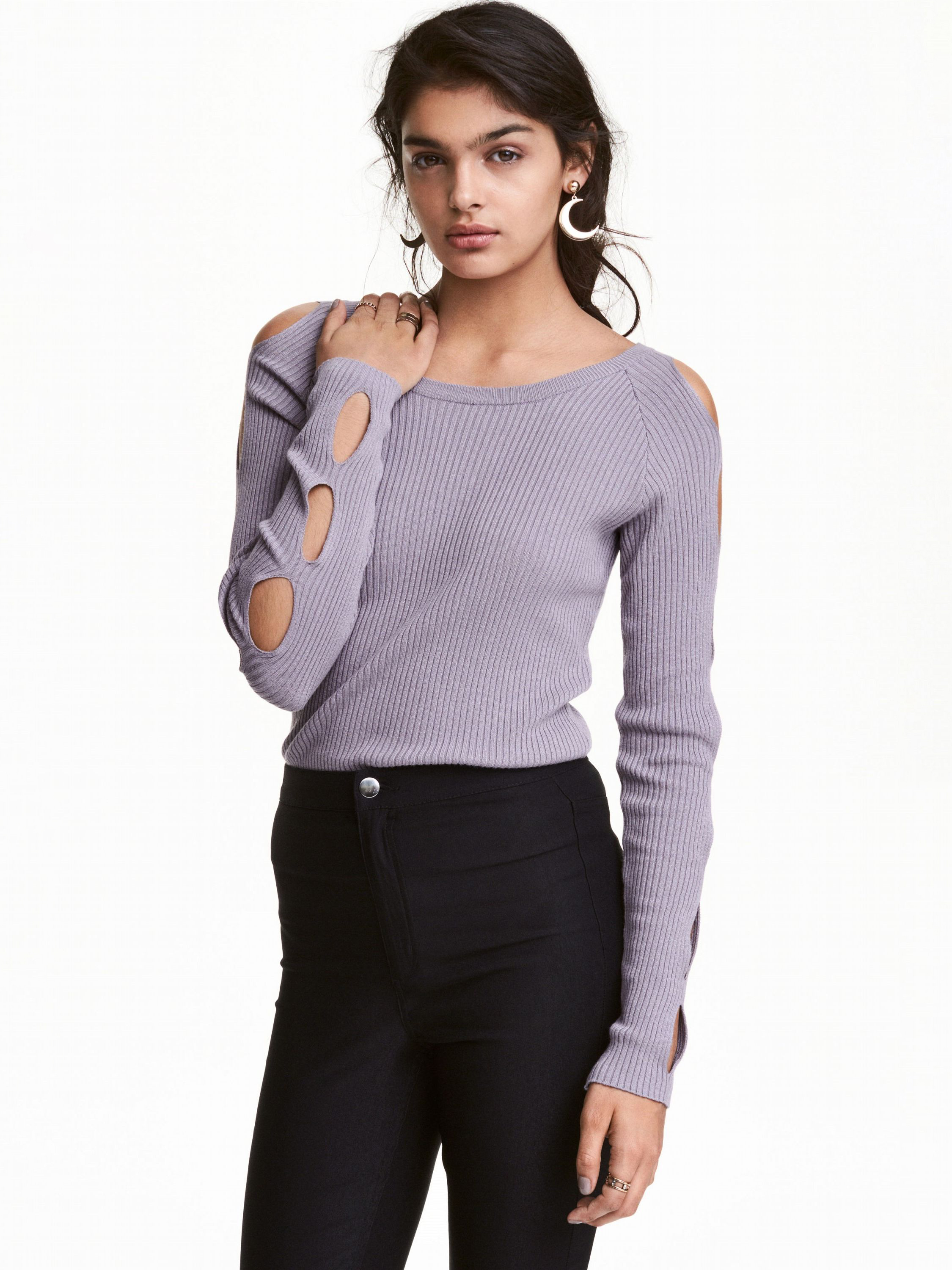 Джемпер H&M 4484704 M Серый с фиолетовым
Джемпер H&M 4484704 M Серый с фиолетовым