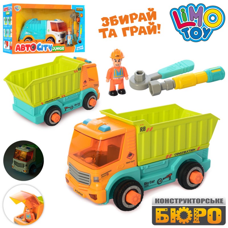 Конструктор машинка на шурупах Limo toy на шурупах,машинка ,инструменты звук,свет,на батарейке (KB 028)
Конструктор машинка на шурупах Limo toy на шурупах,машинка ,инструменты звук,свет,на батарейке (KB 028)